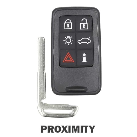 2007-2018 Volvo / 6-Button Smart Key / FCC ID: KR55WK49266 / PN: 30659498 / Keyless Drive / 434 Mhz (Aftermarket)