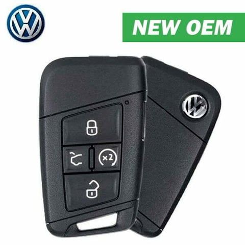 2018-2020 Volkswagen Atlas Passat / 5-Button Smart Key / PN: 3G0 959 752T / KR5FS14-US / w/ Comfort Access / MQB (OEM)