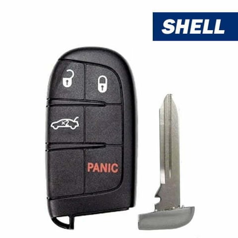 2011-2019 Dodge Chrysler Jeep / 4-Button Smart Key SHELL for M3N40821302