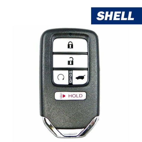 Honda 5-Button Smart Key SHELL With Hatch (Aftermarket)