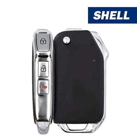 2021-2024 Kia Soul 3 / 3-Button Remote Flip Key SHELL / SY5SKRGE03 (Aftermarket)