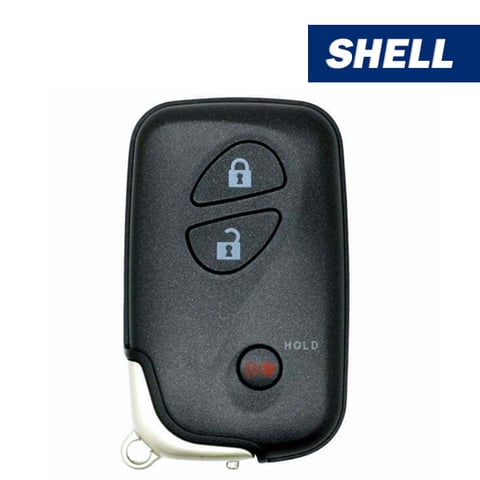 2006-2017 Lexus / 3-Button Smart Key SHELL For FCC ID: HYQ14AAB, HYQ14ACX, HYQ14AAF (Aftermarket)