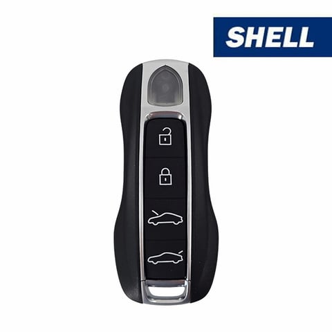 2010-2018 Porsche / 4-Button Smart Key SHELL For MLB FCC ID: KR55WK50138 (Aftermarket)
