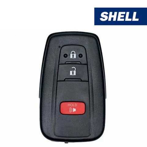2016-2022 Toyota 3-Button Smart Key SHELL / HYQ14FBC – 0351 (Aftermarket)
