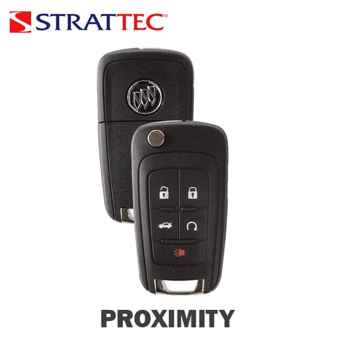 Strattec – 2010-2022 Buick / 5-Button Flip Key / PEPS / FCC ID: OHT01060512 / 5912559 / BUICK LOGO