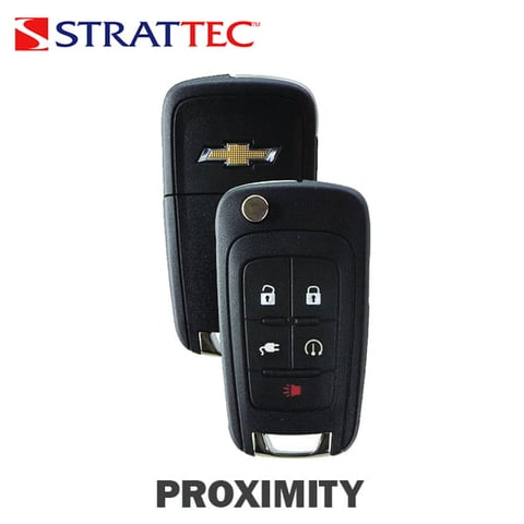 Strattec – 2011-2015 Chevrolet Volt / 5-Button Smart Key / PEPS / 315 Mhz / PN: 22755321, 5920157 / FCC ID: OHT059181792014 / CHEVROLET LOGO