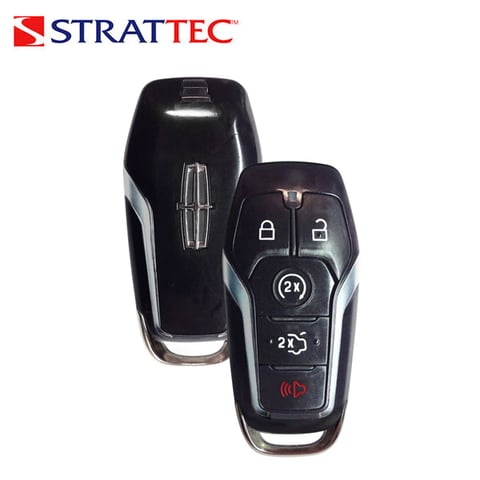Strattec – 2014-2021 Lincoln / 5-Button Smart Key / FCC ID: M3N-A2C31243300 / PN: 164-R8106 / Lincoln Logo (5925313)