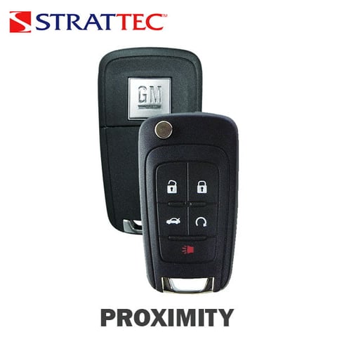 Strattec – 2010-2022 GM / 5-Button Flip Key / PEPS / FCC ID: OHT01060512 / 5927058 / GM LOGO