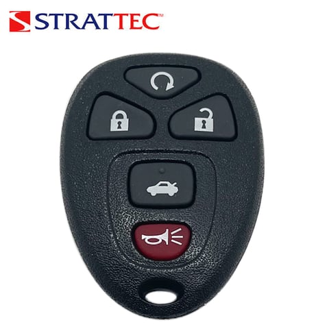 Strattec – 2004-2012 GM / 5-Button Keyless Entry Remote / FCC ID: KOBGT04A / PN: 22733524 / 5927407