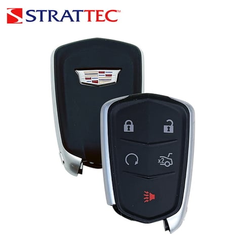 Strattec – 2014-2019 Cadillac ATS CTS XTS / 5-Button Key Smart Key / PN: 13594024, 5942706  / FCC ID: HYQ2AB