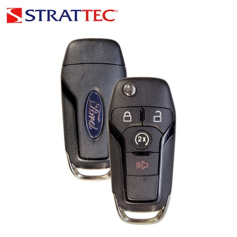 Strattec – 2023-2025 Ford F-Series / 4-Button Flip Key / FCC ID: N5F-A08TBLP / PN: 164-R8337 / 5945868
