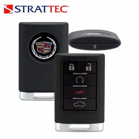 Strattec – 2008-2013 Cadillac CTS Wagon / 5-Button Keyless Entry Remote / Driver #2 / FCC ID: OUC6000066 / PN: 20998282 /5923884
