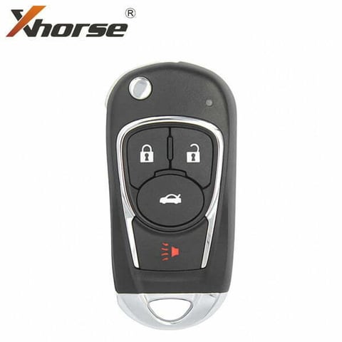 Xhorse 2nd Generation – Buick Style / 4-Button Universal Flip Remot Key Remote for VVDI Key Tool / XKBU22EN (Wired)