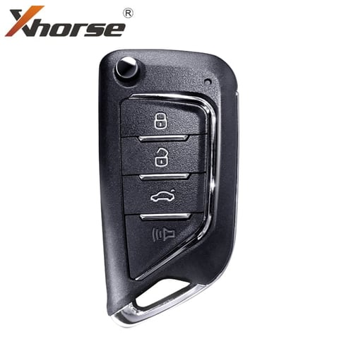 Xhorse 2nd Generation – 4-Button Universal Flip Key Remote for VVDI Key Tool / XKCD06EN (Wired)