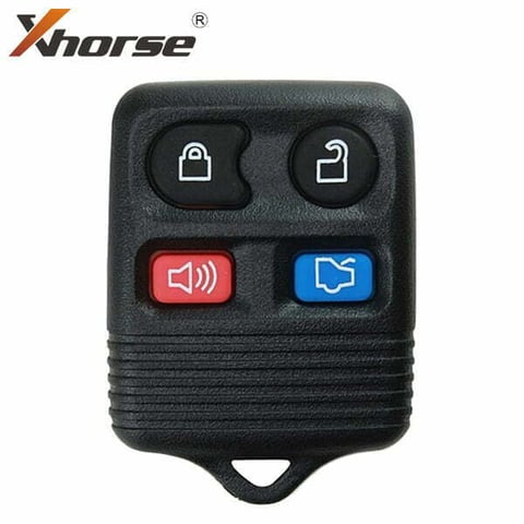 Xhorse 2nd Generation – Ford Style / 4-Button Universal Remote for VVDI Key Tool / XKFO22EN (Wired)