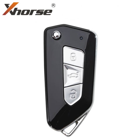 Xhorse – Electroplated Matte Buttons GA08 Style / 3-Button Universal Flip Key / WIRED / XKGA82EN
