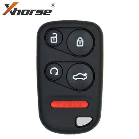Xhorse 2nd Generation – Honda Style / 5-Button Universal Remote w/ Remote Start for VVDI Key Tool / XKHO23EN (Wired)