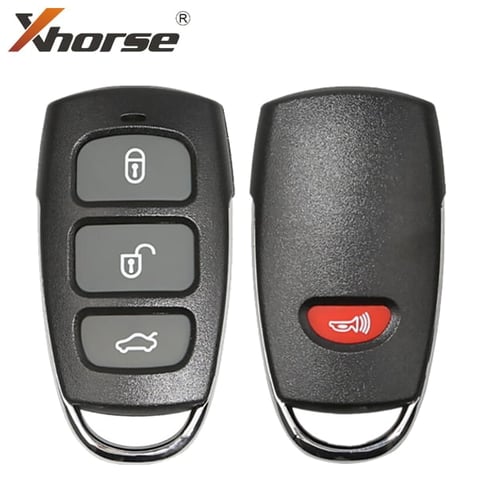Xhorse 2nd Generation – Kia Style / 4 Button Universal Remote Key / XKHY24EN (Wired)