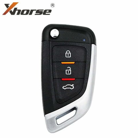 Xhorse – Knife Style / 3-Button Universal Remote Flip Key for VVDI Key Tool (Wired) / XKKF02EN