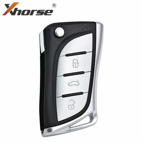 Xhorse 2nd Generation – Lexus Style / 3-Button Universal Flip Key Remote / XKLEX5EN (Wired)