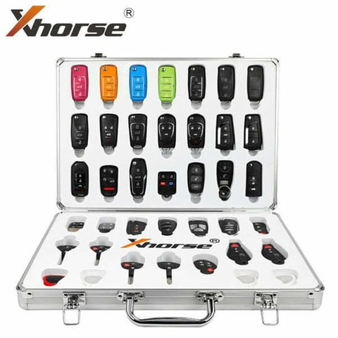 Xhorse Universal Remote Key Set With Aluminum Case / Assortment Of 39 Remotes / XKRSB1EN