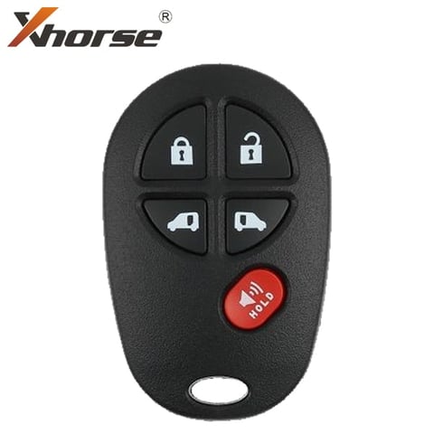 Xhorse – Toyota Style / 5-Button Universal Remote for VVDI Key Tool (Wired)