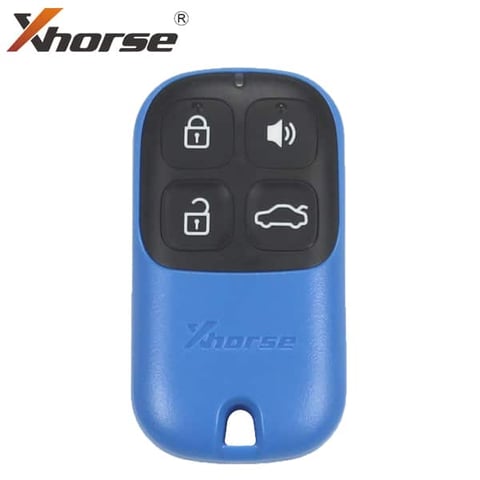 Xhorse – BLUE – 4-Button Universal Remote Key for VVDI Key Tool (Wired)