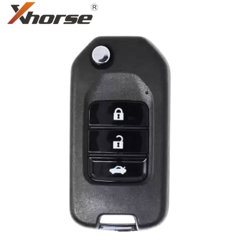 Xhorse – Honda Style / 3-Button Universal Flip Key Remote for VVDI Key Tool / XNHO00EN (Wireless)