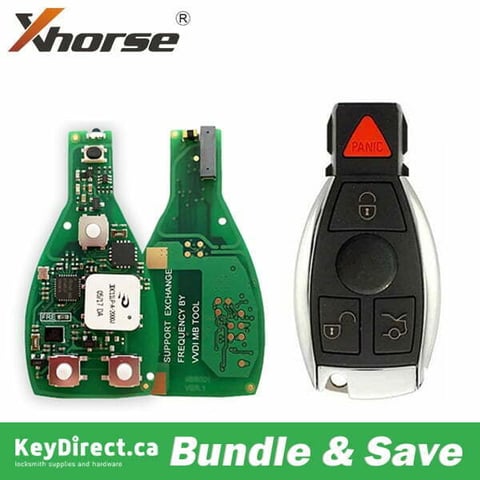 Xhorse – Mercedes Proximity Smart Key PCB – 315 / 433 MHz for Mercedes IR “Fobik” Style FBS3 Systems + SHELL
