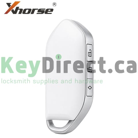Xhorse – Kia Style / XM38 Series / 4-Button Universal Smart Key – Pearl White / XSKA85EN