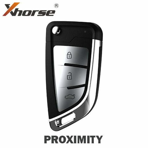 Xhorse – Knife Style / 3-Button Universal Remote Flip Key w/ Proximity Function for VVDI Key Tool / XSKFF1EN