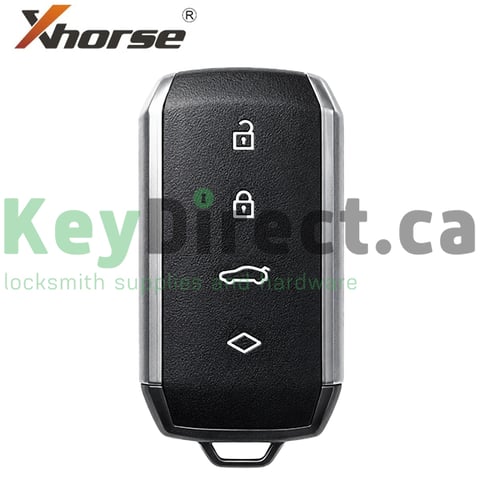 Xhorse – Maserati Style / XM38 Series / LEATHER-GRAIN 4-Button Universal Smart Key / XSMS01EN