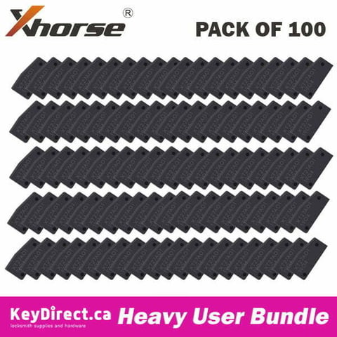 Xhorse 100 SUPER CHIPS – XT27A – Universal Programmable Transponder Chip (Pack of 100)