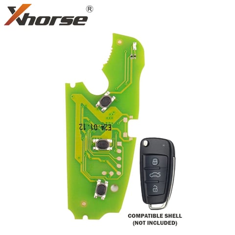 Xhorse – XZADM1EN – Audi MQB 3-Button Universal Smart Remote PCB Board / 433 Mhz