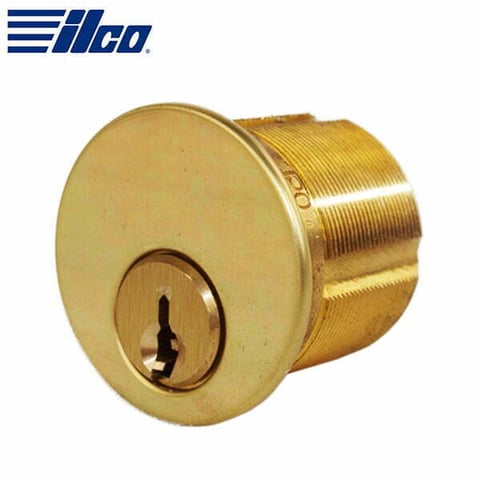 ILCO – 7185 – Mortise Cylinder / 5 Pin / 1 1/8″ / Schlage C / 03 – Bright Brass / KA2