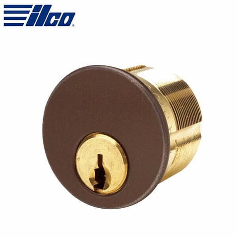 ILCO – 7185 – Mortise Cylinder / 5 Pin / 1 1/8″ / Schlage C / 46 – Duracolor Brown Aluminum  / KA2