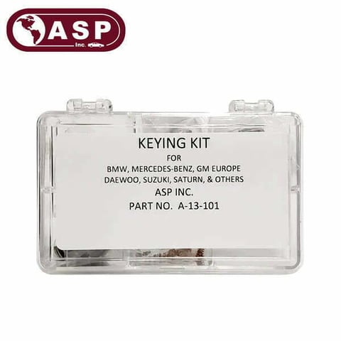 ASP – 1977-2011 BMW / Mercedes / Suzuki / Daewoo / X59 / BMW3 / X82 / X83 / Keying Tumbler Kit / A-13-101