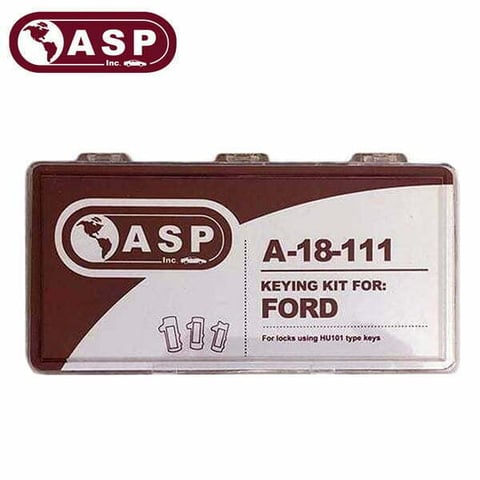 ASP – 2001-2018 Ford High Security Keying Kit / HU101 / A-18-111