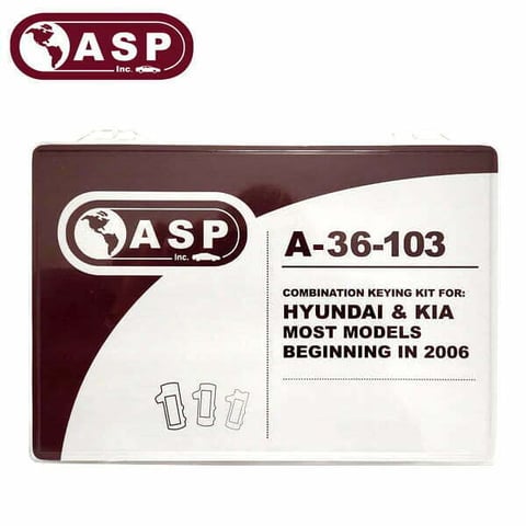 ASP – A-36-103 / 2006-2015 Hyundai Kia / HY15 / HYN14R / HY20 / KK10 / HY18 / HY15 / HYN14 / KK8 / Keying Kit