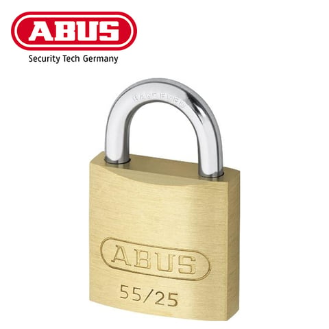 ABUS – 55/25 Padlock Keyed-Alike – Traveller – Brass