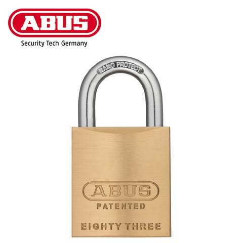 ABUS – 83 SERIES – 83/45-KNK-S2 – 45mm Brass Padlock For KIK Cylinders
