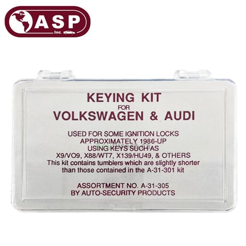 ASP – Volkswagen & Audi  Keying Kit / A-31-305