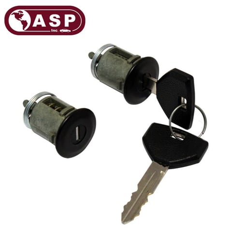 ASP – 1993-1994 Chrysler Door Lock / Coded / Pair / Black / DL7393