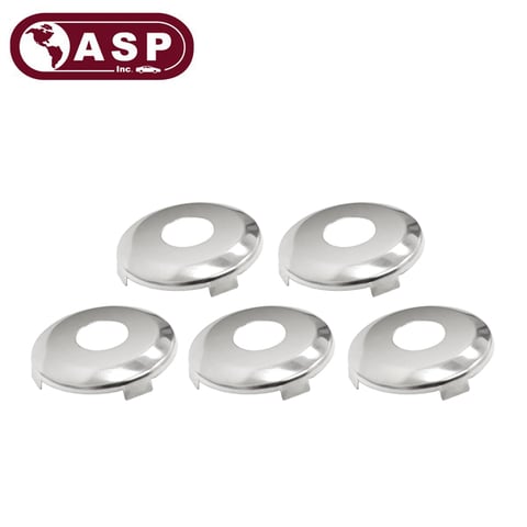 APS – 1996-2017 Chrysler Dodge Jeep / Y160 / Face Cap For Door Lock / Chrome / P-44-217 (Pack of 5)