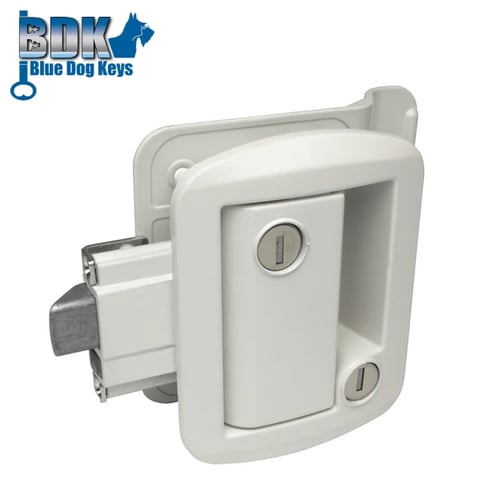BlueDogKeys – Global Link RVLK04W Classic Pro Entrance Lock – White