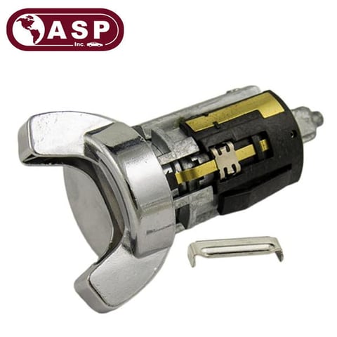 ASP – C-42-117 – 1986-1994 Ford Ignition Lock Cylinder / Small Ears, Chrome / 10-Cut / H54 / Uncoded
