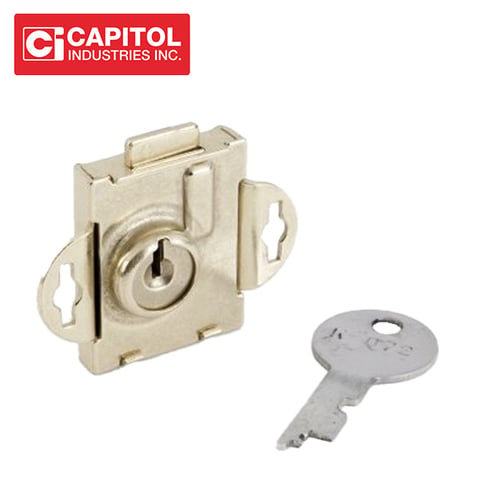Capitol – Letter Box Lock – Mailbox – Standard Brass Finish – KD / 1600-04-11