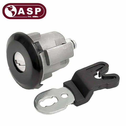 ASP – D-42-262 / Ford / H75 / 8 Cut / Door Lock Service Pack / Un-Coded / Black Cap