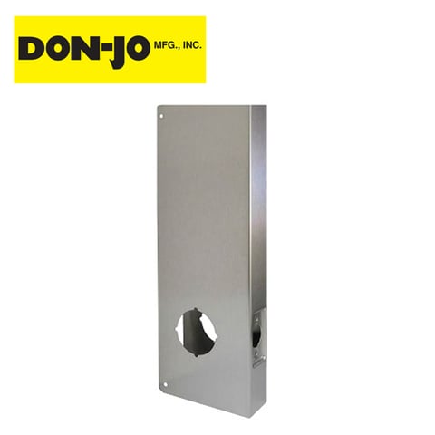Don-Jo – 14-S-CW – Wrap Around – 2-3/4″ -1-3/4″ Doors / Satin Stainless Steel