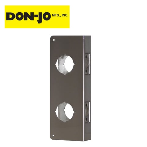 Don-Jo -258-S-CW – Wrap Around Plate For Mortise Lock / Stainless Steel